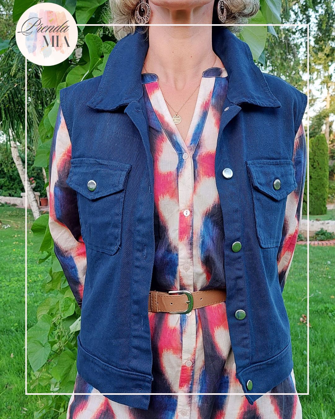 Veste bolero bleu marine