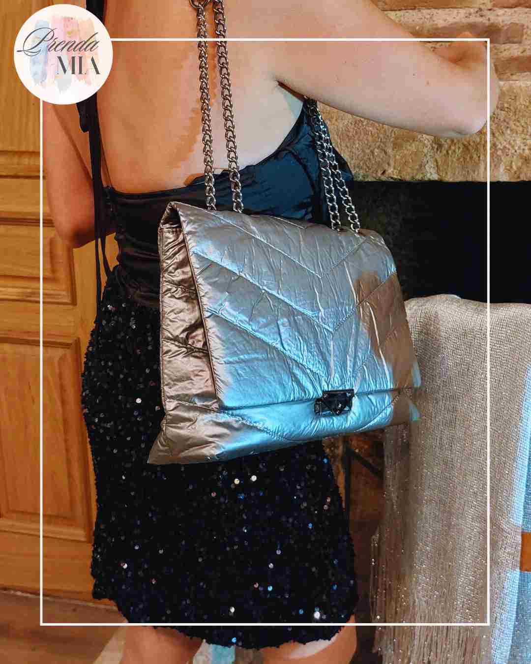 Sac à main Cabas effet doudoune