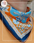 Foulard Fleurs - Orange