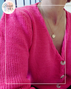 Gilet Dorine fuchsia