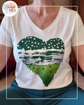 T-shirt Coeur
