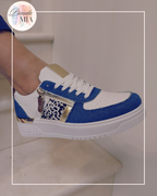 Baskets Bleu & blanc