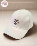Casquette Coeur Léopard beige