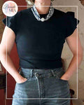 Top Fabella - noir