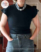 Top Fabella - noir