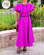 Fuchsia dress Pisa