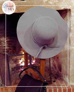 Chapeau Capeline gris