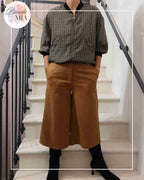 Bermuda en Daim Camel – Style Cow-Boy