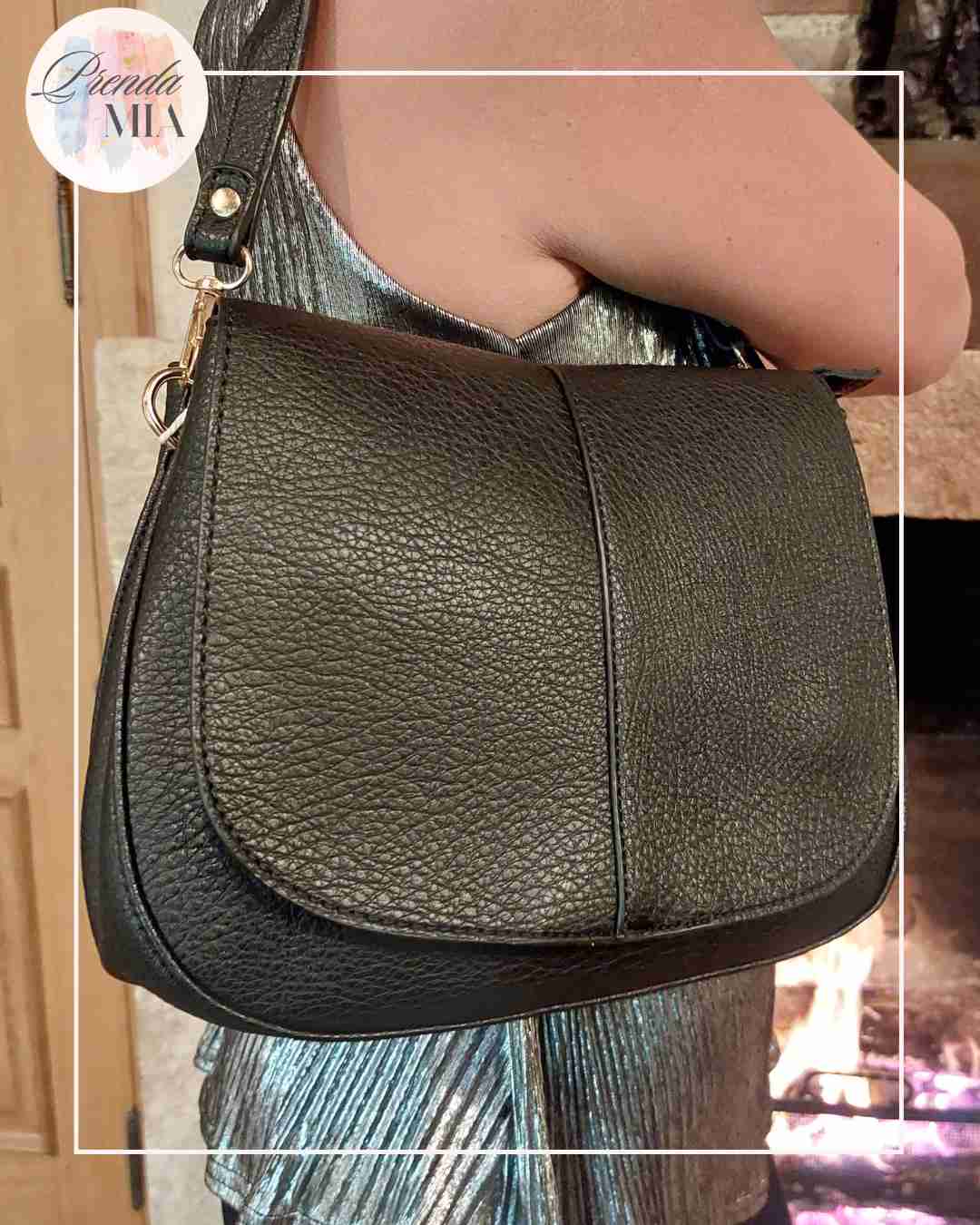 Sac à main bandoulière noir