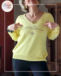 Pull Smile - Jaune