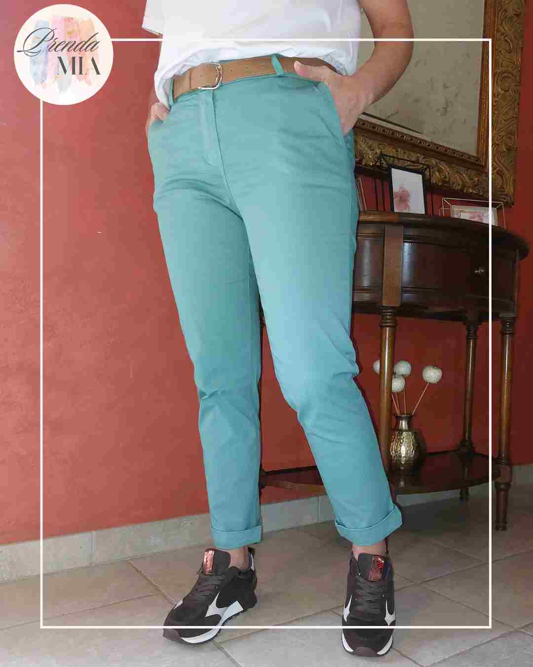 Pantalon Tonia - Vert Celadon