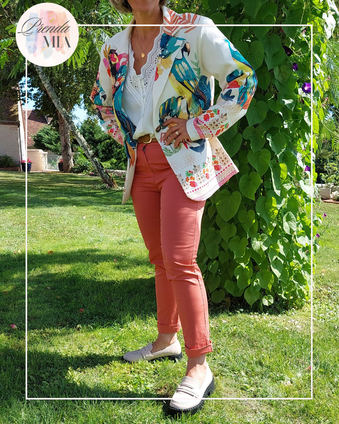 Pantalon Chino Terracotta