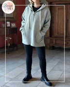 Veste sweat à Capuche - Grise