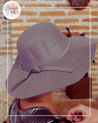 Chapeau Capeline gris