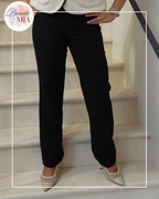 Pantalon droit Anne - Noir