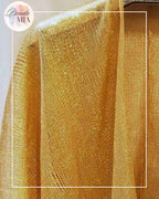 Châle brillant doré