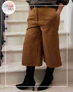 Bermuda en Daim Camel – Style Cow-Boy