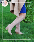 Bottes santiag beiges