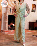 Aura Gold Sequin Pants