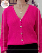 Gilet Dorine fuchsia