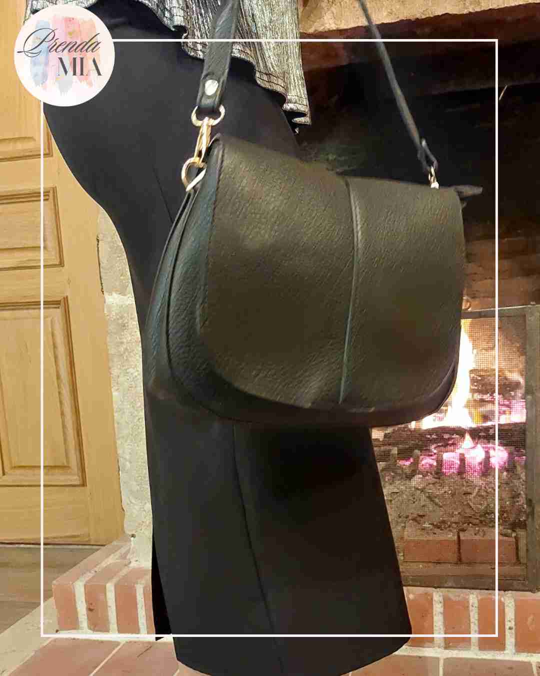 Sac à main bandoulière noir