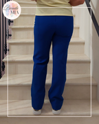 Pantalon droit Anne - Bleu roi