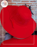 Chapeau Capeline rouge