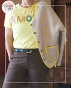 Veste Tim - liseré jaune