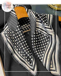 Foulard Noir & Blanc