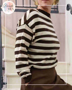 Pull à Rayures Lurex