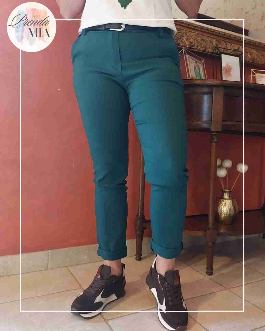 Pantalon Tonia - Vert Canard