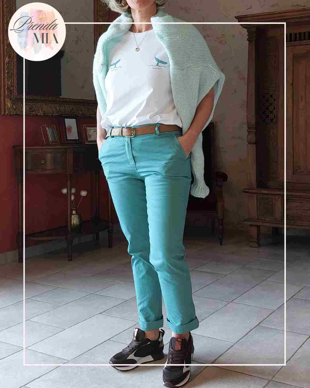 Pantalon Tonia - Vert Celadon