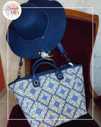 Chapeau Capeline marine plume