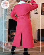 Manteau Rose long