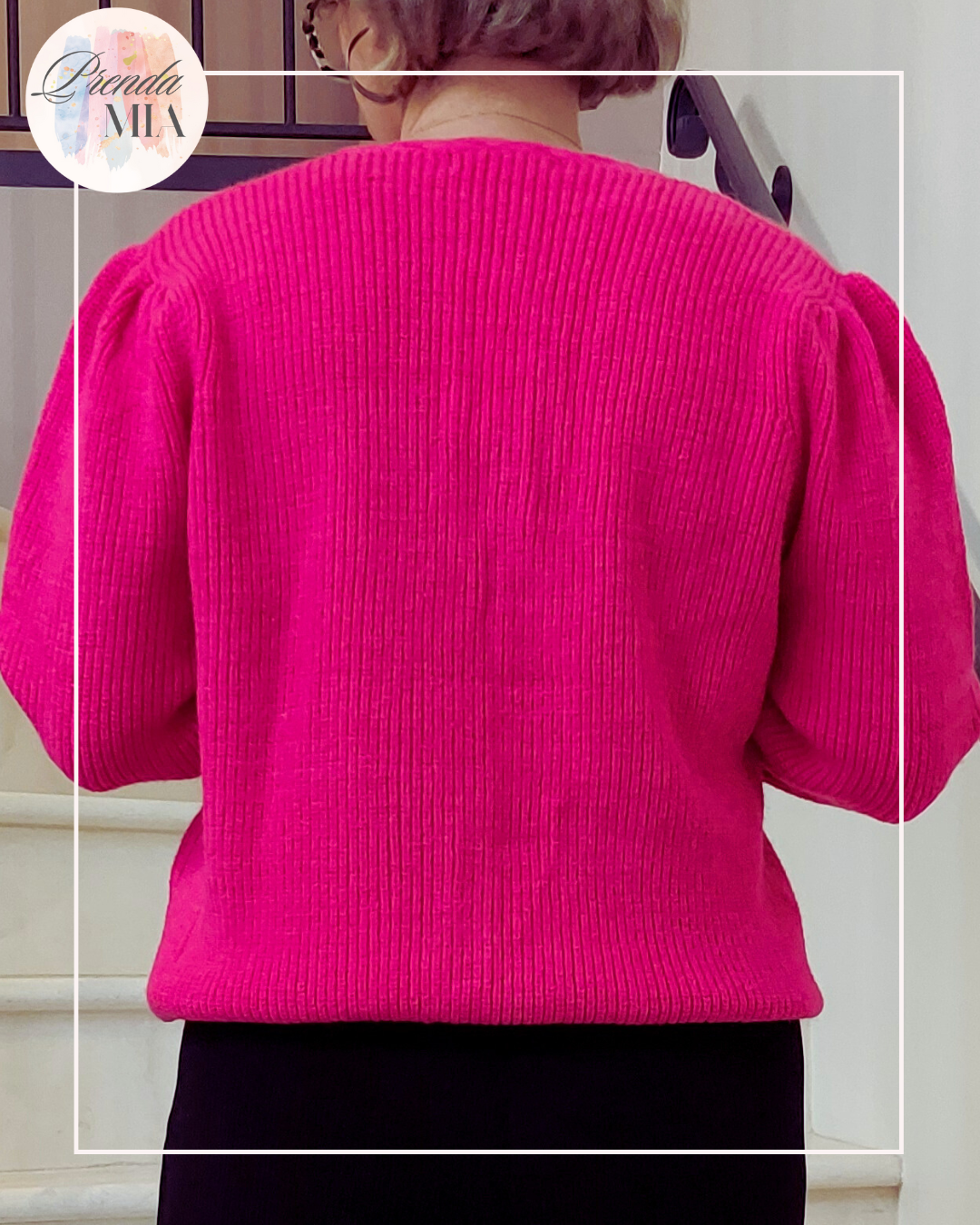 Gilet Dorine fuchsia