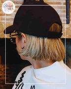 Casquette Coeur Léopard noire