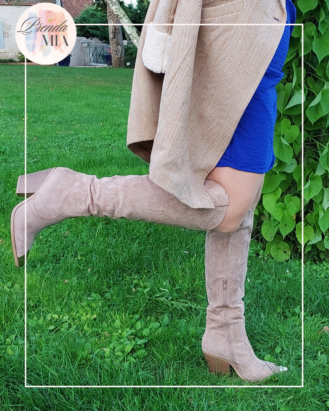 Bottes santiag beiges