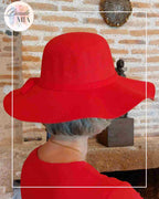 Chapeau Capeline rouge