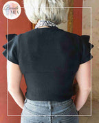 Top Fabella - noir