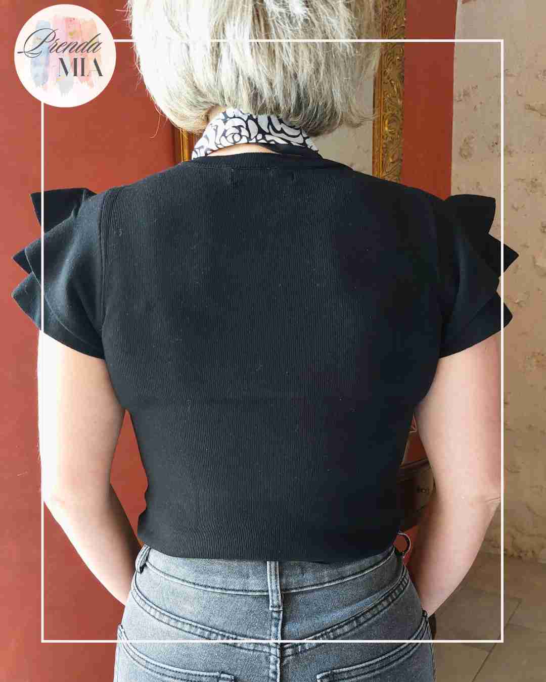 Fabella top - black
