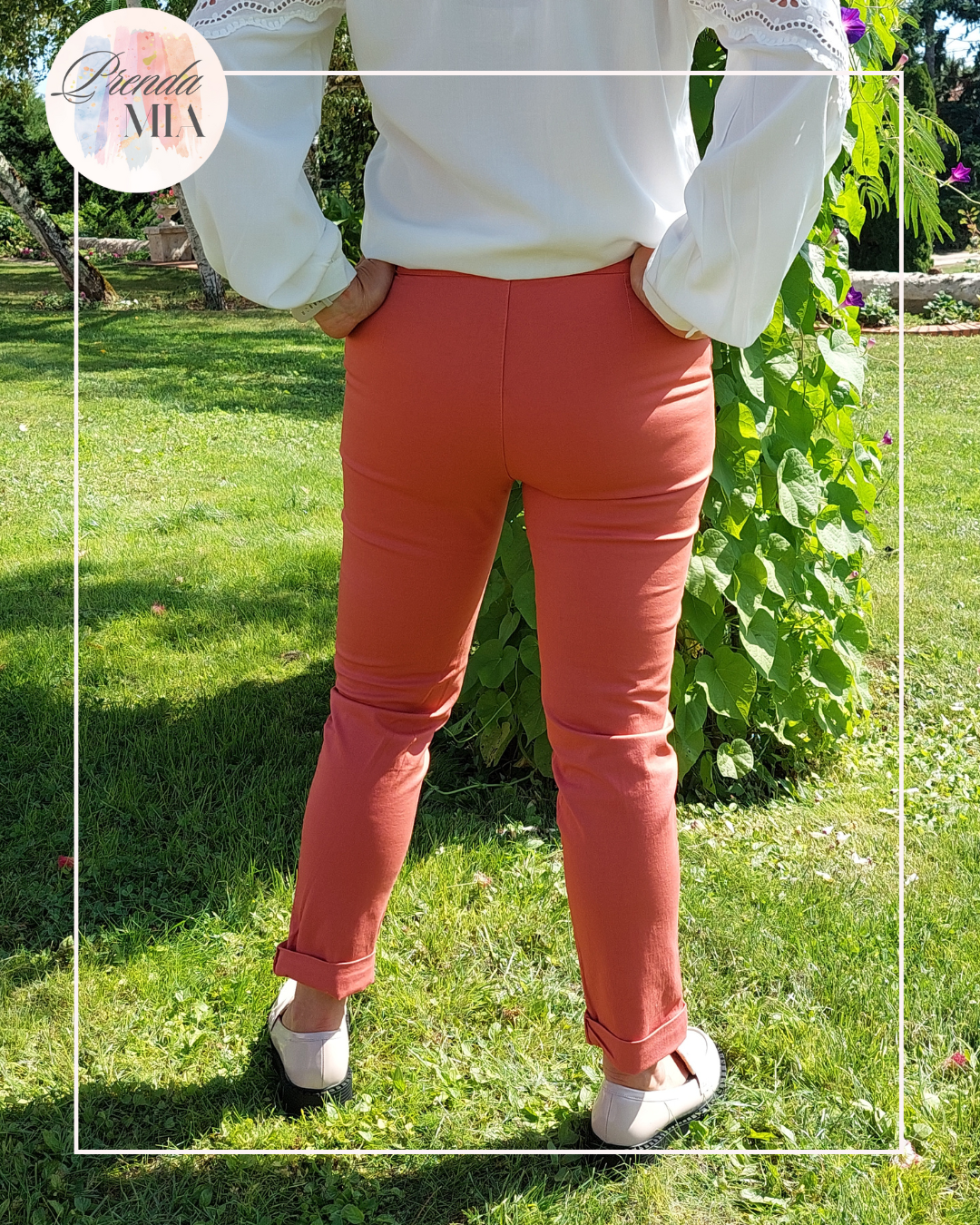 Pantalon Chino Terracotta