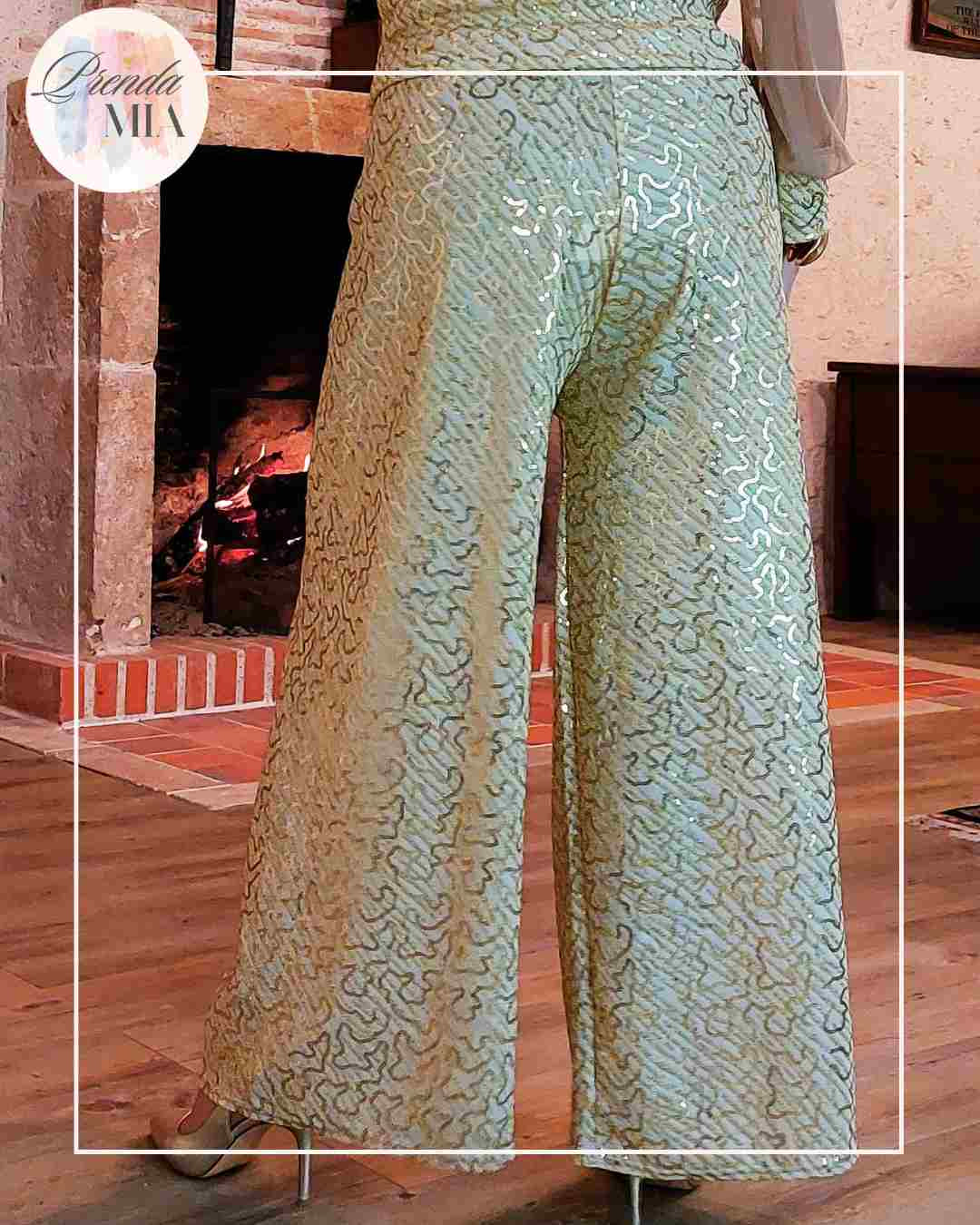 Pantalon sequins or Aura