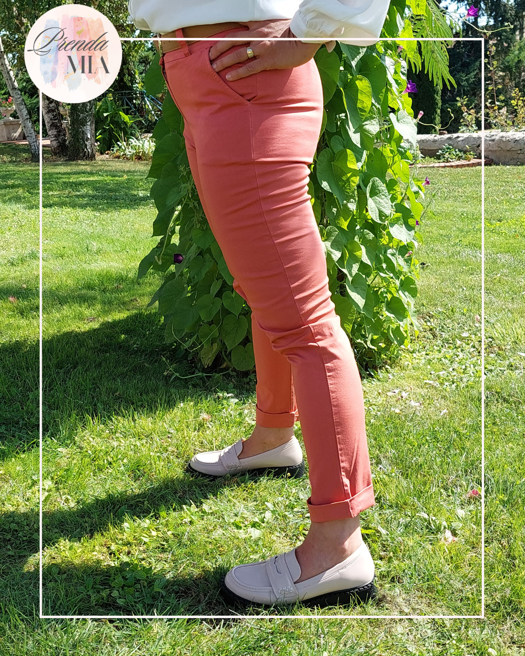 Pantalon Chino Terracotta