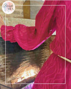 Flamingo Dress Burgundy