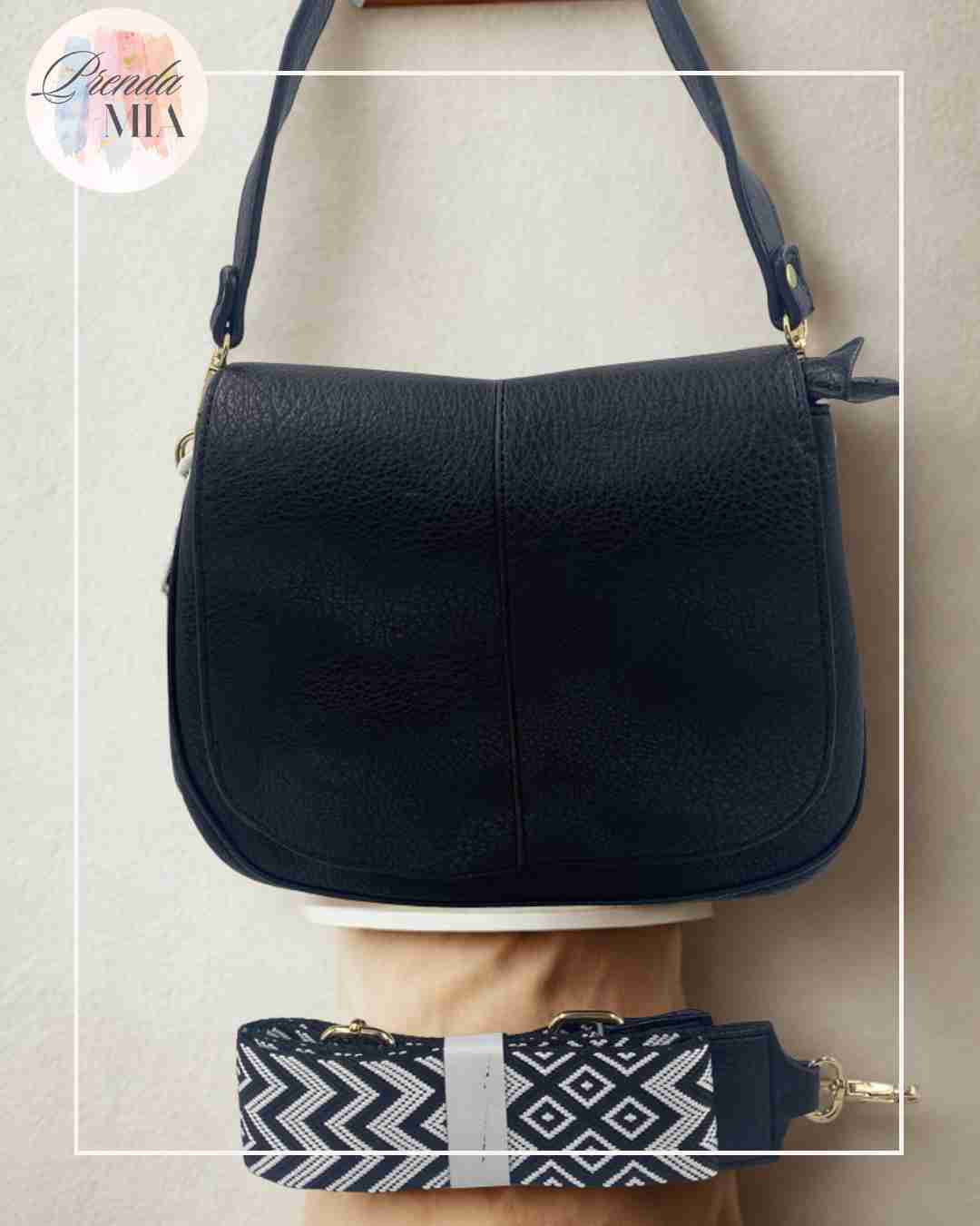 Sac à main bandoulière noir