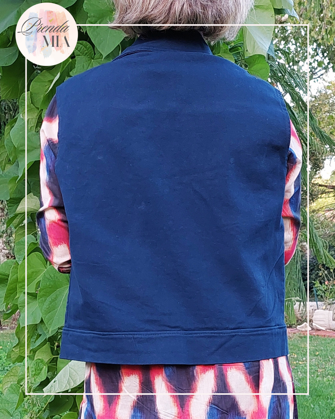 Veste bolero bleu marine