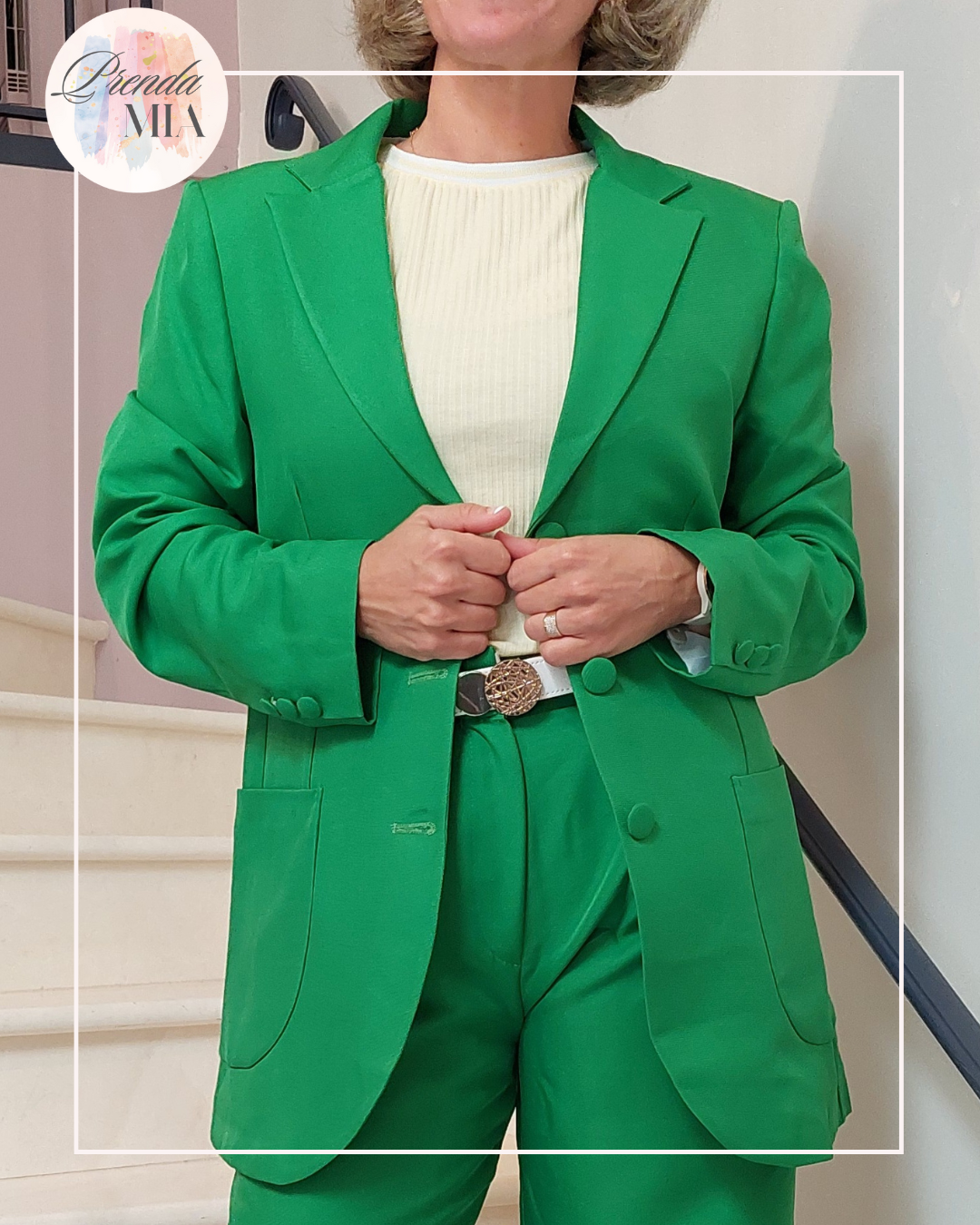 Blazer Veste Costume – Vert Émeraude