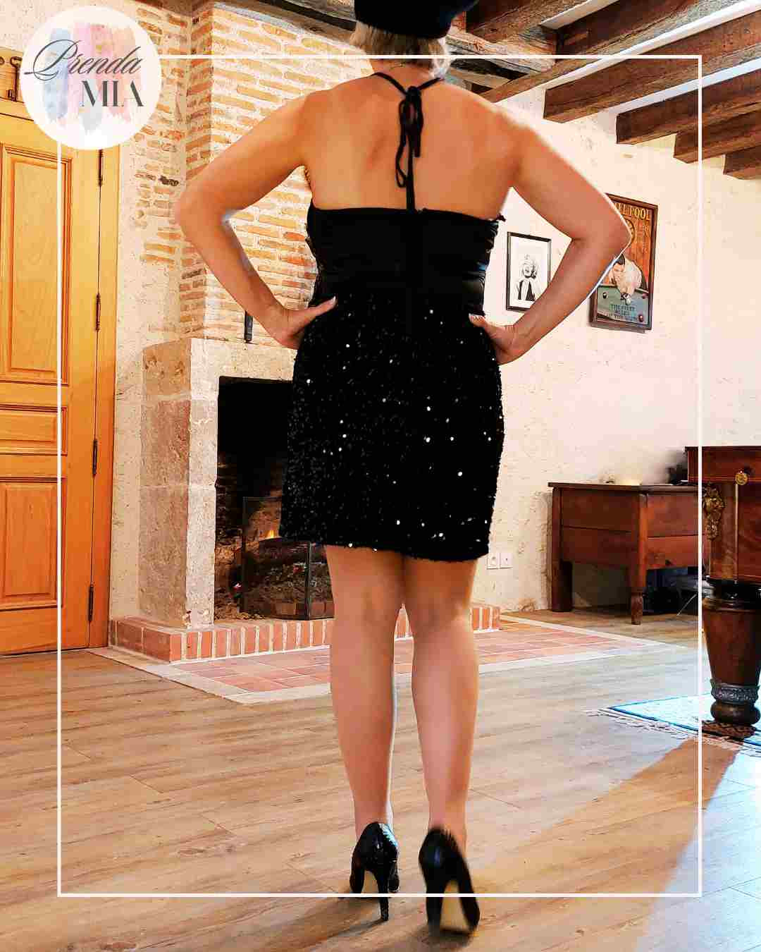 Robe de soirée Etoile noire