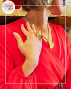 Robe rouge Elégance scintillante