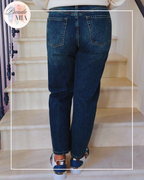 Blue Momfit Boy Jeans